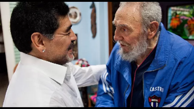 Maradona e Fidel Castro