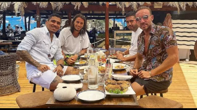 Allan e Dezi a Ischia, isola di Napoli