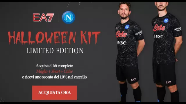 Nuova Maglia Napoli Halloween