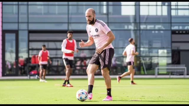 Gonzalo Higuain Miami allenamento