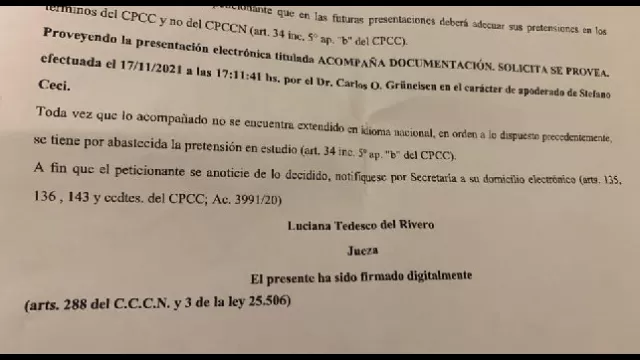 Sentenza Maradona