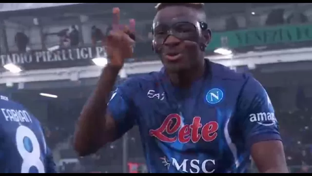 Esultanza Osimhen Gol Venezia Napoli