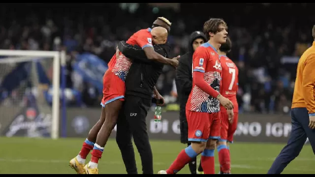 Victor Osimhen e Luciano Spalletti