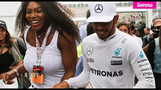 Lewis Hamilton e Serena Williams
