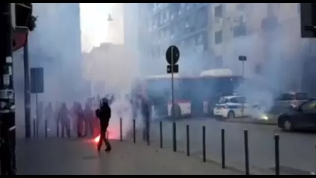 Spezia Napoli scontri