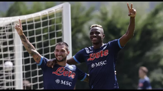 Osimhen Politano Napoli rientro