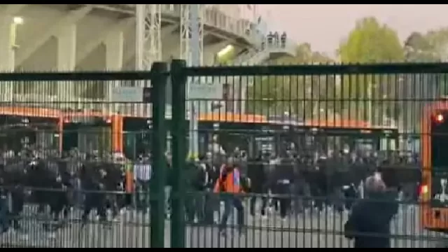 Pullman tifosi Napoli Bergamo