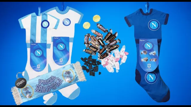 Befana calza del Napoli