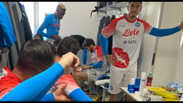 Spogliatoio Napoli