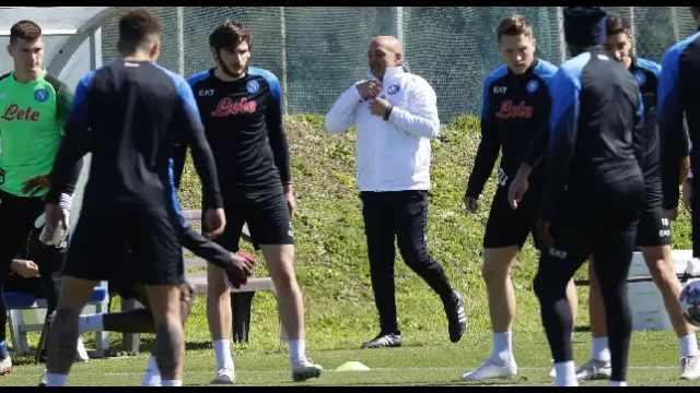 Spalletti allenamento Napoli