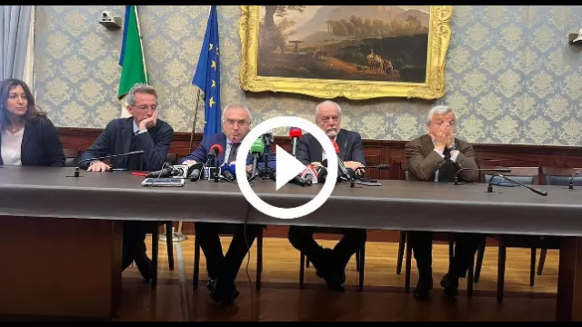 Aurelio De Laurentiis, Claudio Palomba e Alessandro Giuliano