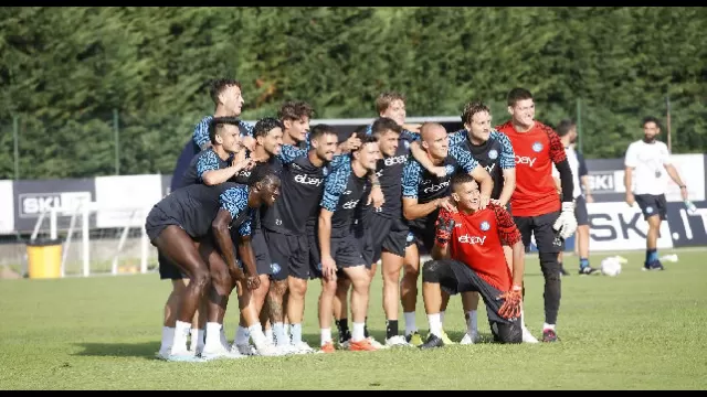 Allenamento Napoli a Dimaro
