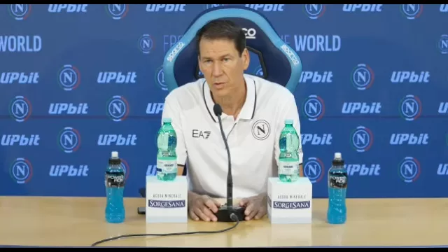 Rudi Garcia in conferenza stampa