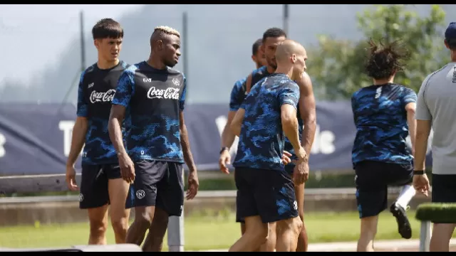 Allenamento Napoli in diretta