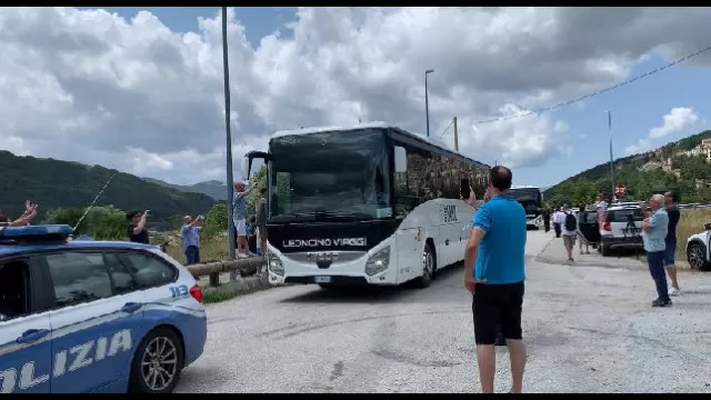 Arrivo Napoli a Castel di Sangro