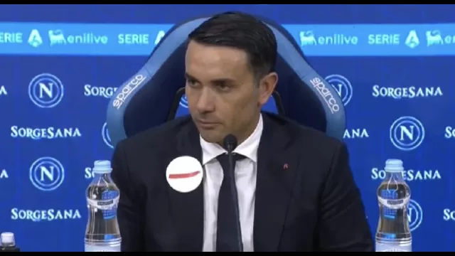 Conferenza stampa Raffaele Palladino post Napoli-Atalanta